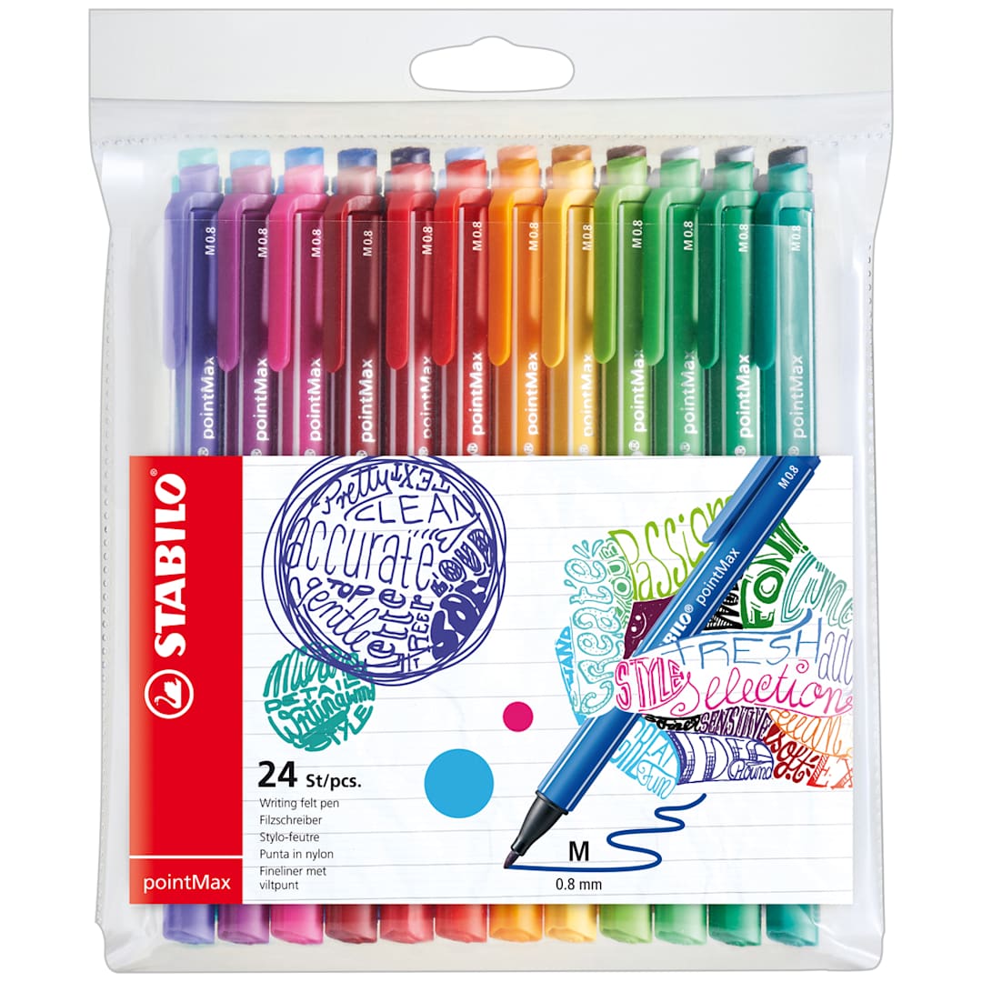 Open in modal - pointMax Pen 24-Pen Set - Peggable