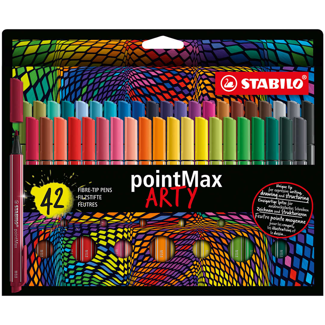 Open in modal - pointMax Pen 42-Pen ARTY Wallet Set - Peggable