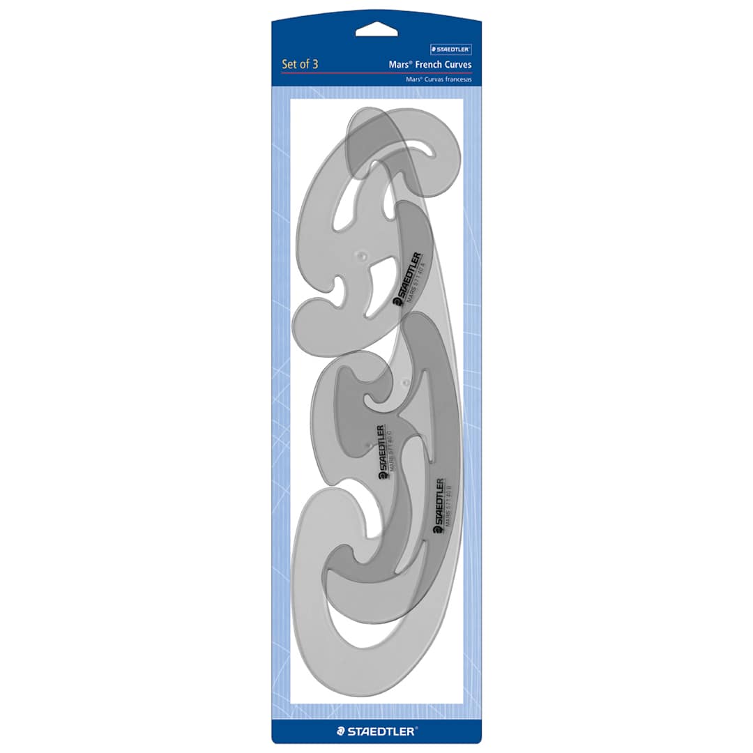 Open in modal - Staedtler French Curve 3Pc Wallet