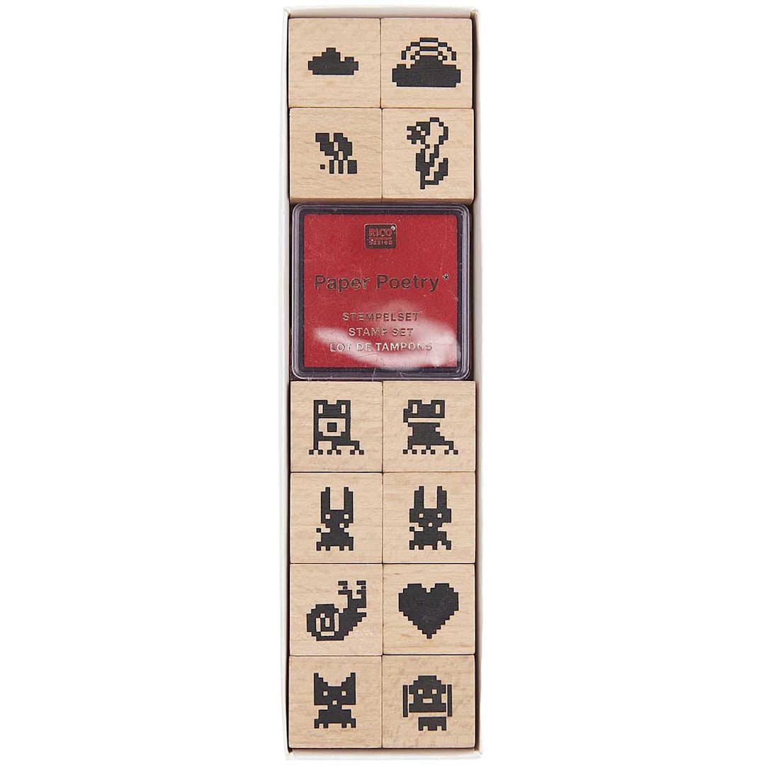 Open in modal - Stamp Sets Pixels Set - 13-Piece Set