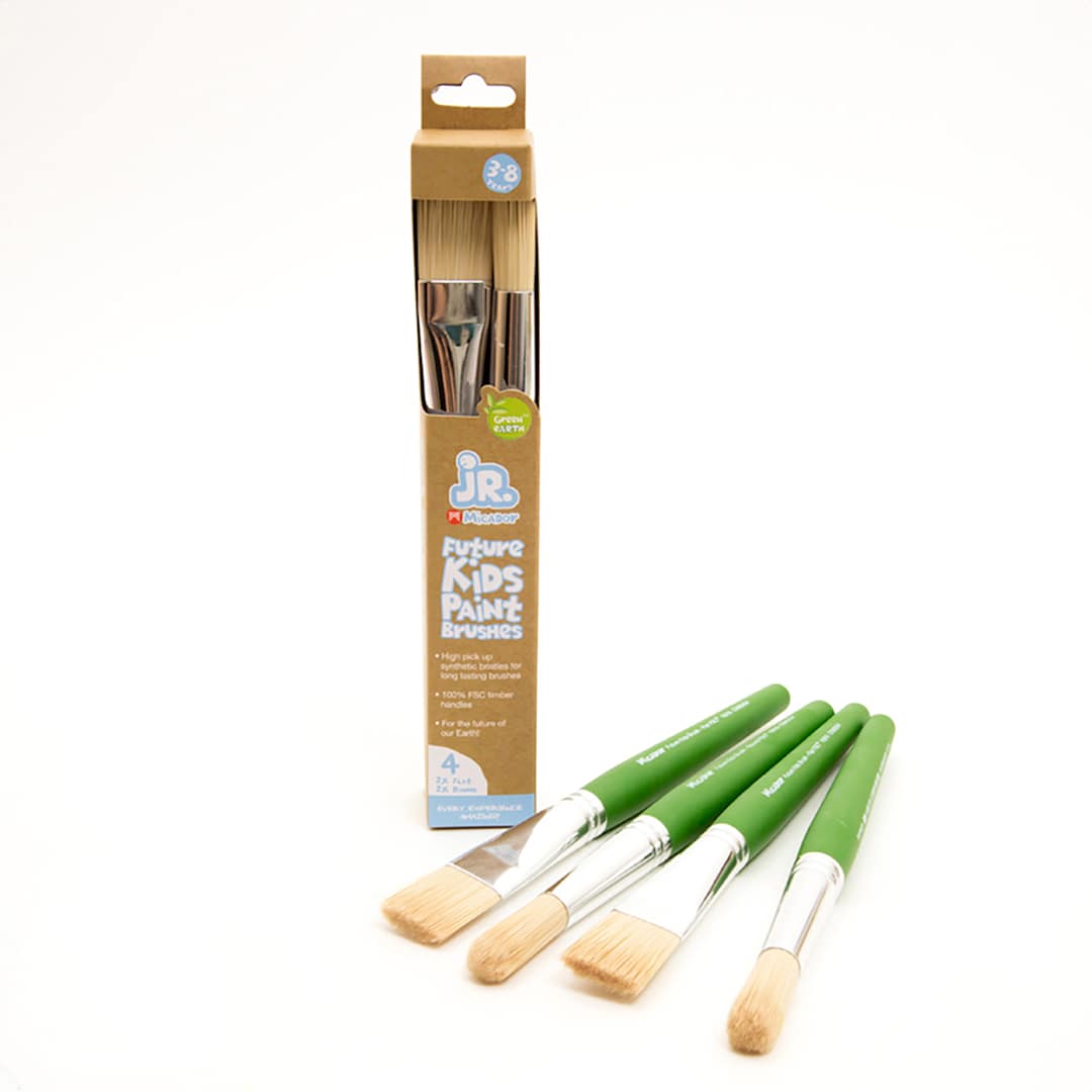 Open in modal - Micador jR. Future Kids Paint Brushes Set, 4-Brushes