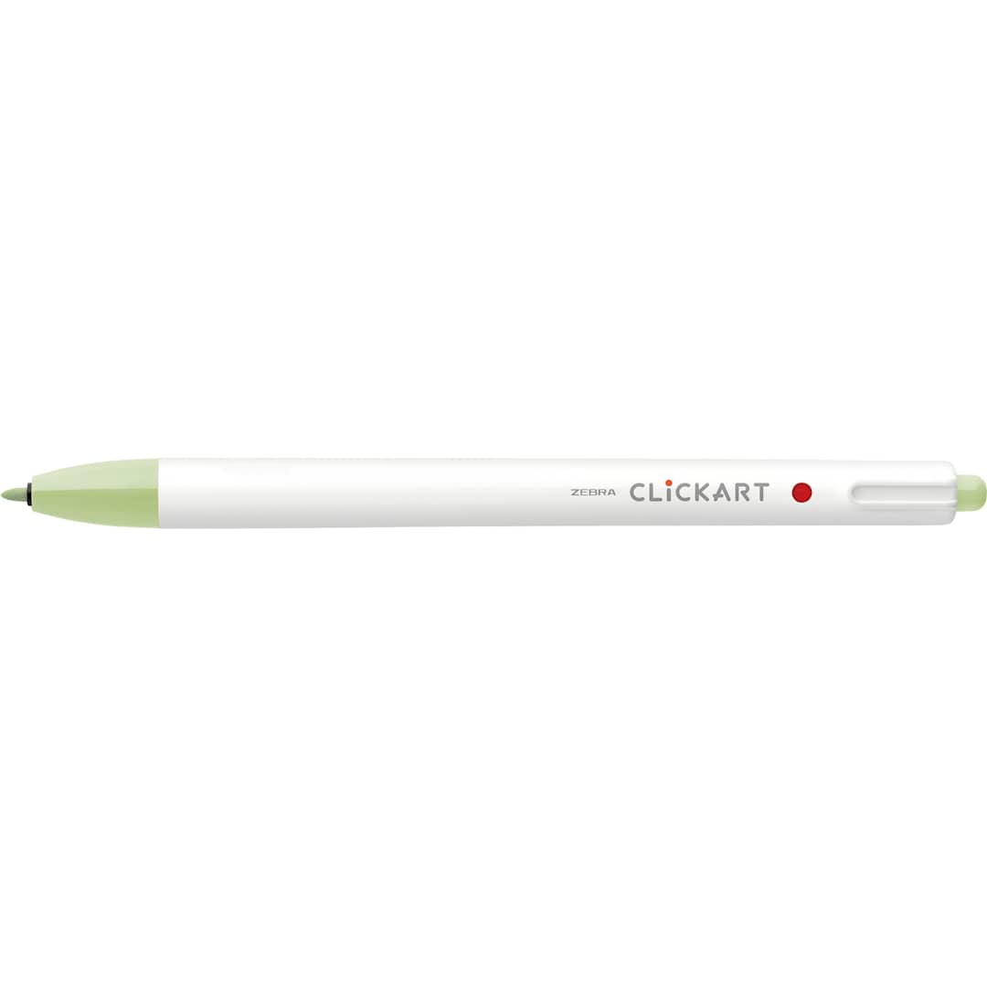 Open in modal - ClickArt Retractable Marker Pen Leaf Green