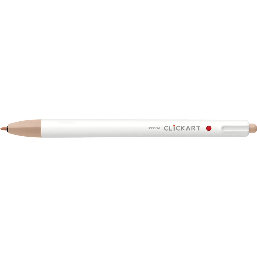 Open in modal - ClickArt Retractable Marker Pen Cocoa Brown