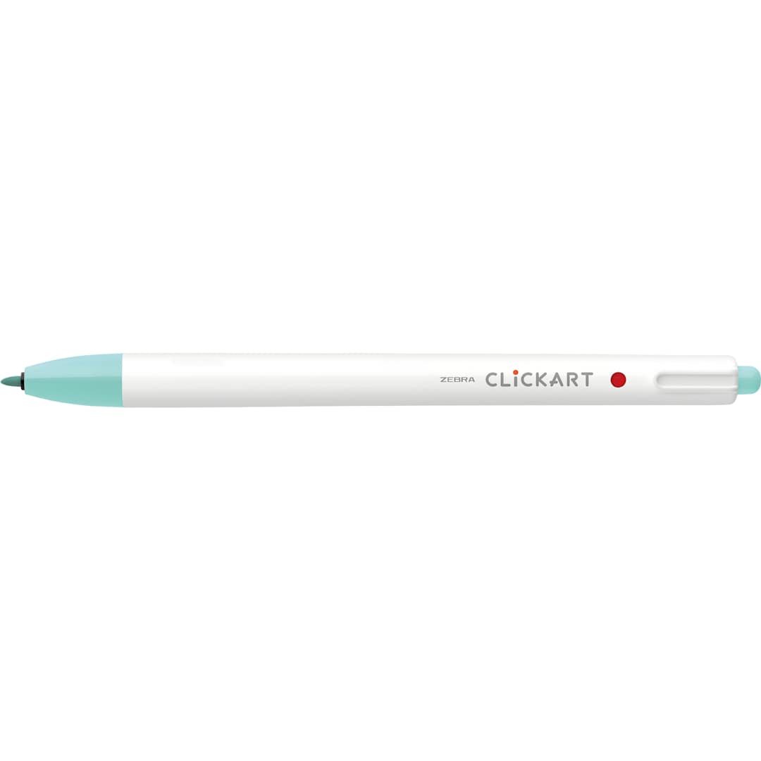 Open in modal - ClickArt Retractable Marker Pen Aqua Blue