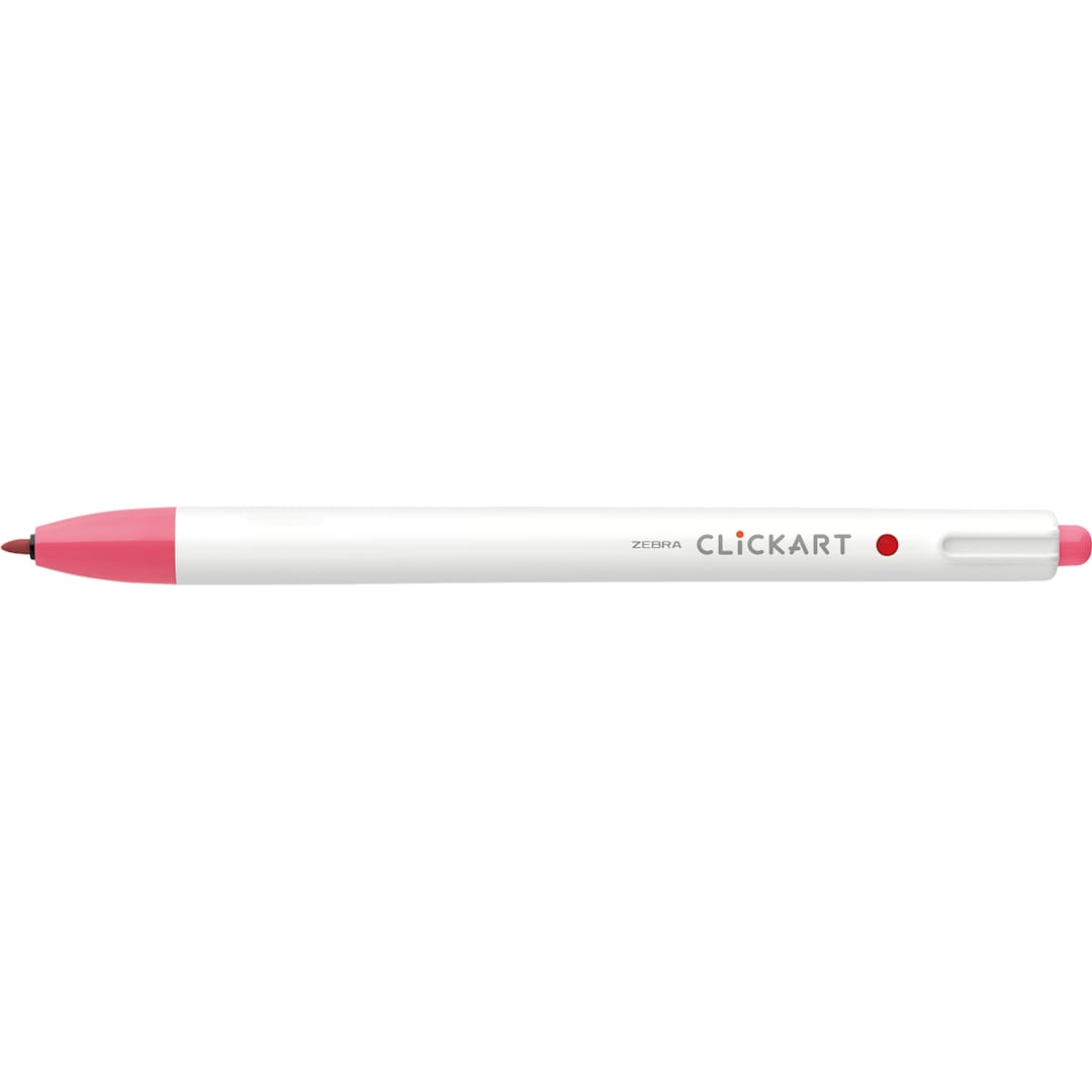 Open in modal - ClickArt Retractable Marker Pen Baby Red