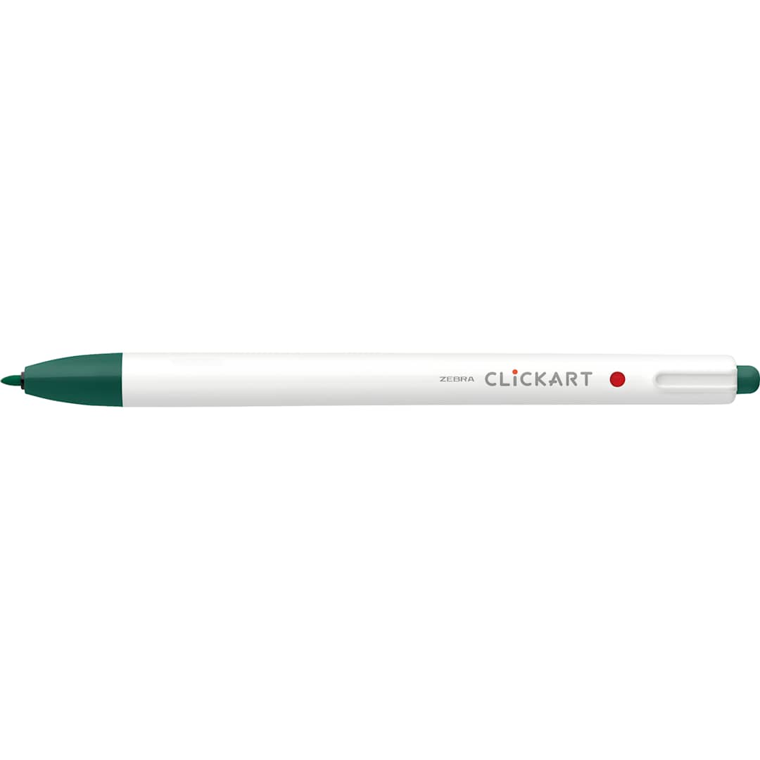Open in modal - ClickArt Retractable Marker Pen Green Black