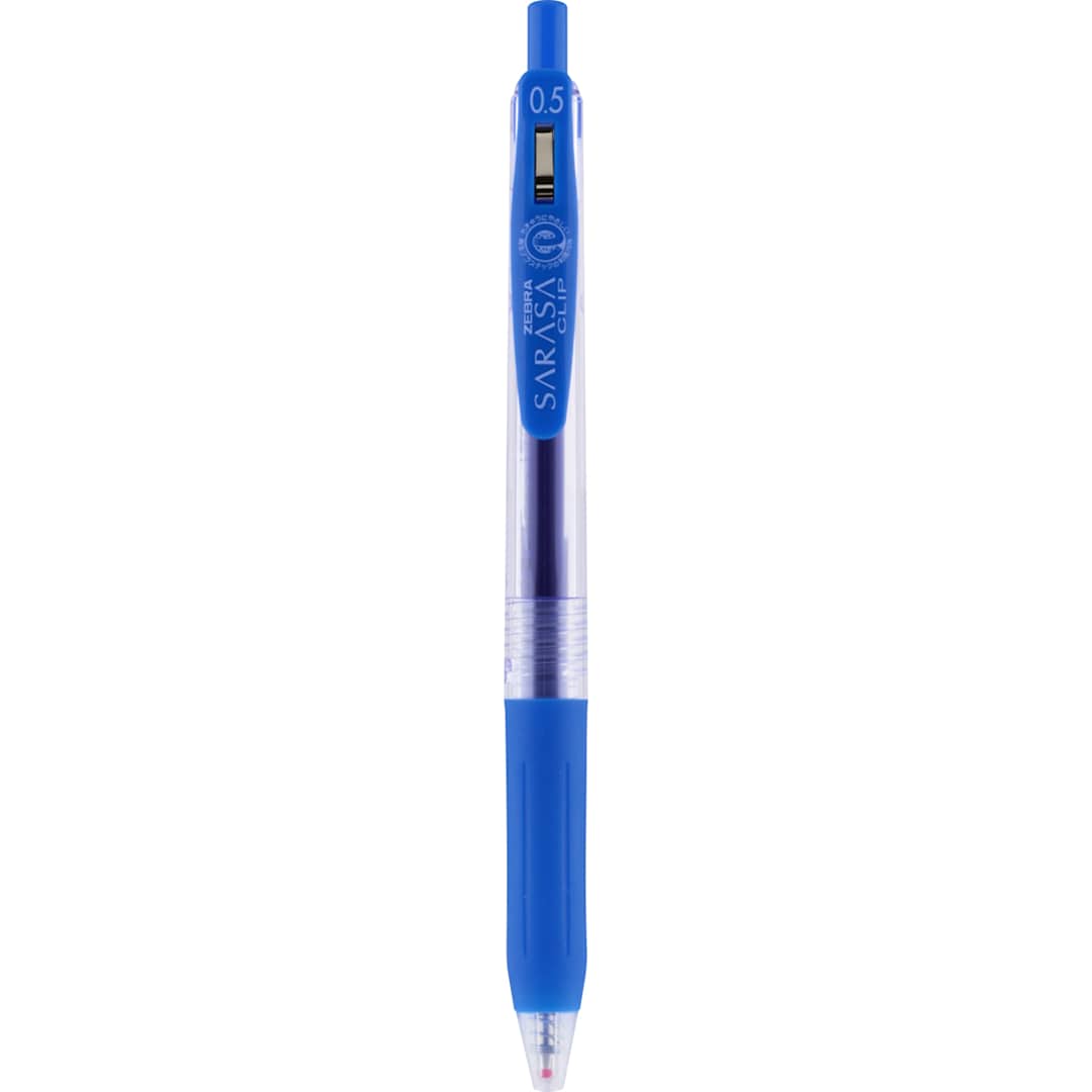 Open in modal - Sarasa Clip Gel Retractable Pen Cobalt Blue
