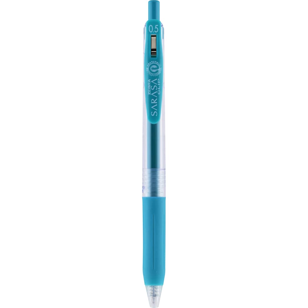 Open in modal - Sarasa Clip Gel Retractable Pen Blue Green