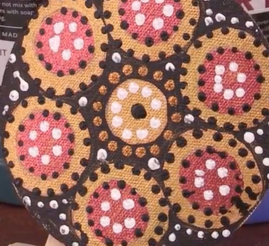Open in modal - Blick Painting Demo - Dot Dot Painting