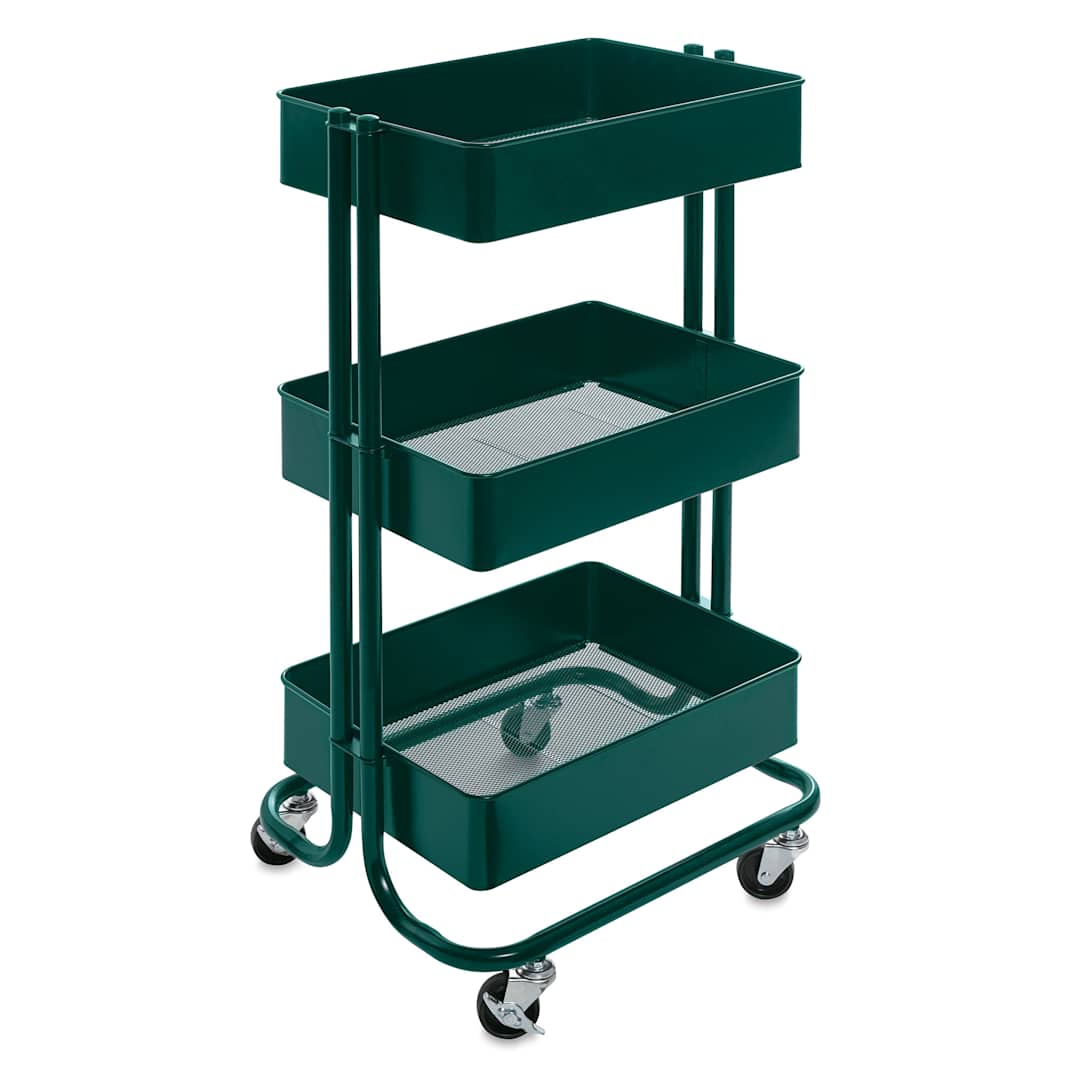 Open in modal - artPOP! 3-Tier Rolling Cart - Green