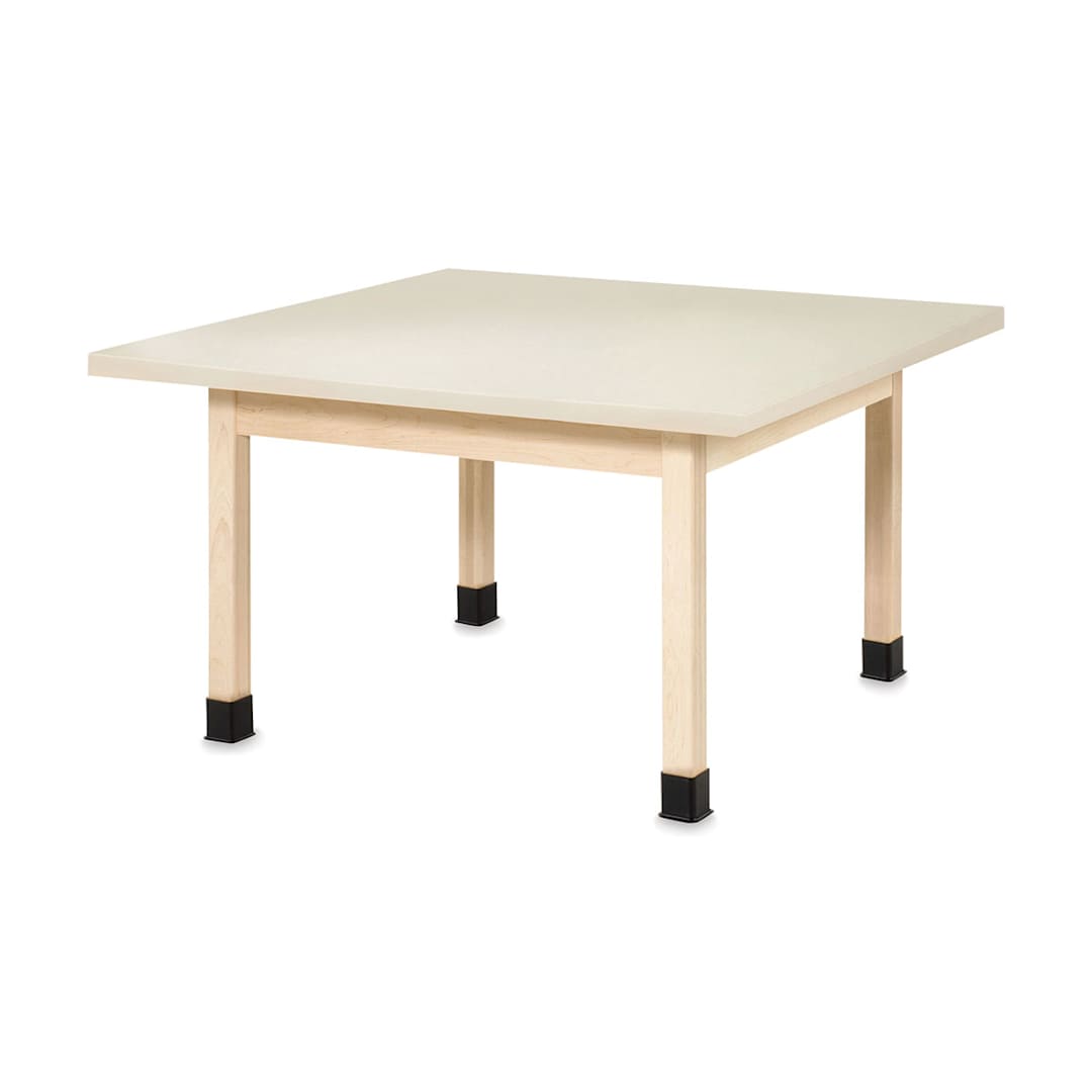 Open in modal - Diversified Spaces Four-Student Table - Laminate Top, Elementary Height