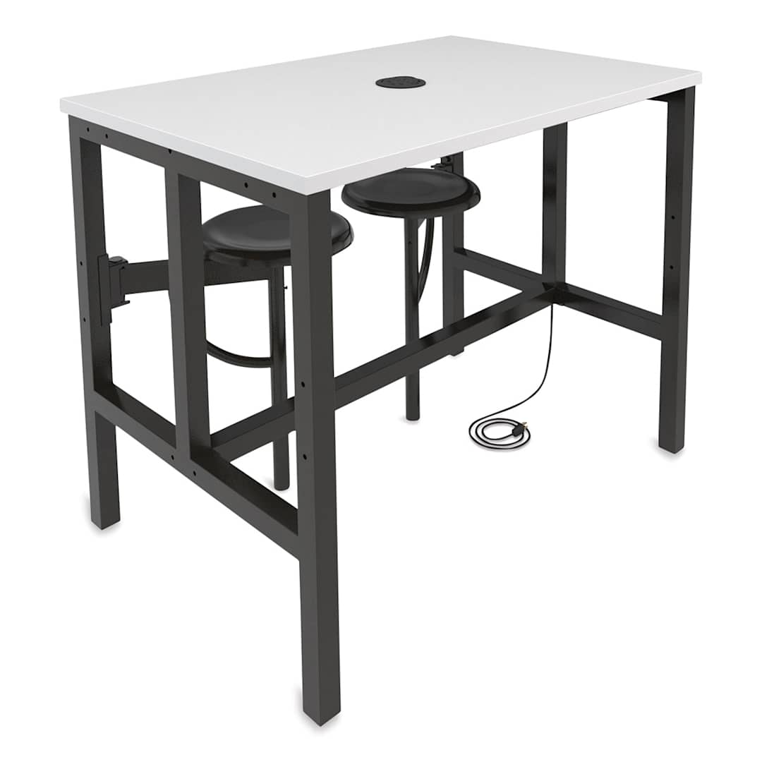Open in modal - OFM Endure Tables with Attached Stools