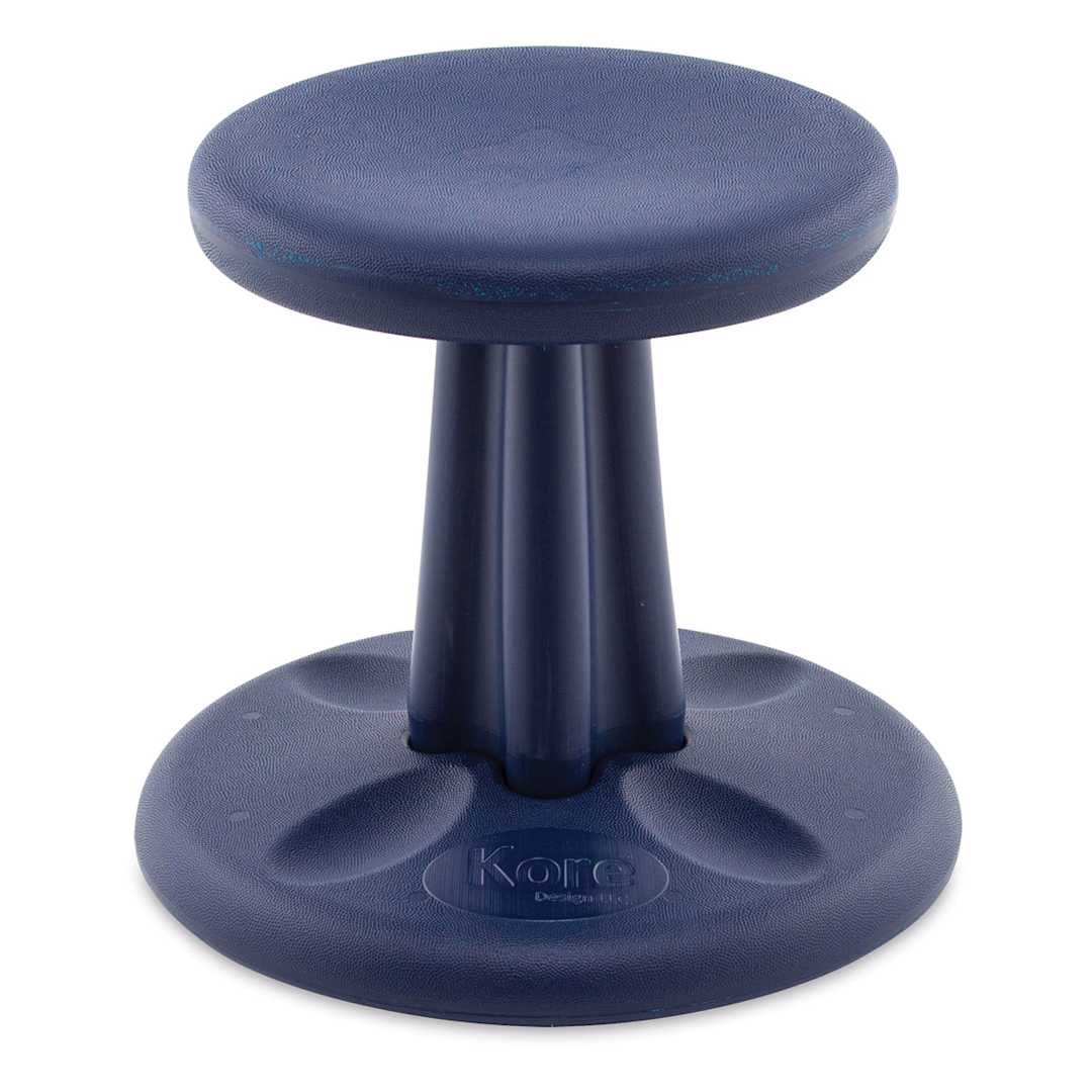 Open in modal - Kore Design Preschool Wobble Chair - Front view of Dark Blue Chair