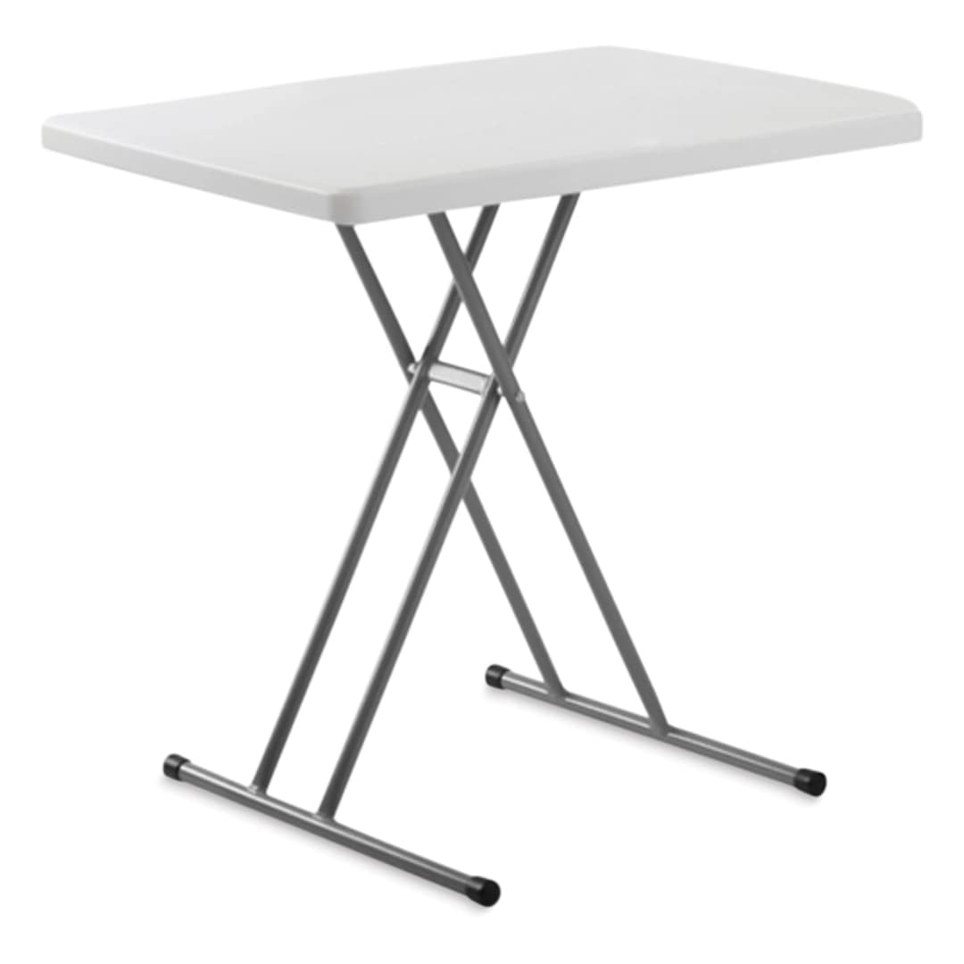 Open in modal - National Public Seating Commercialine Personal Table - 20"x 30", Speckled Grey