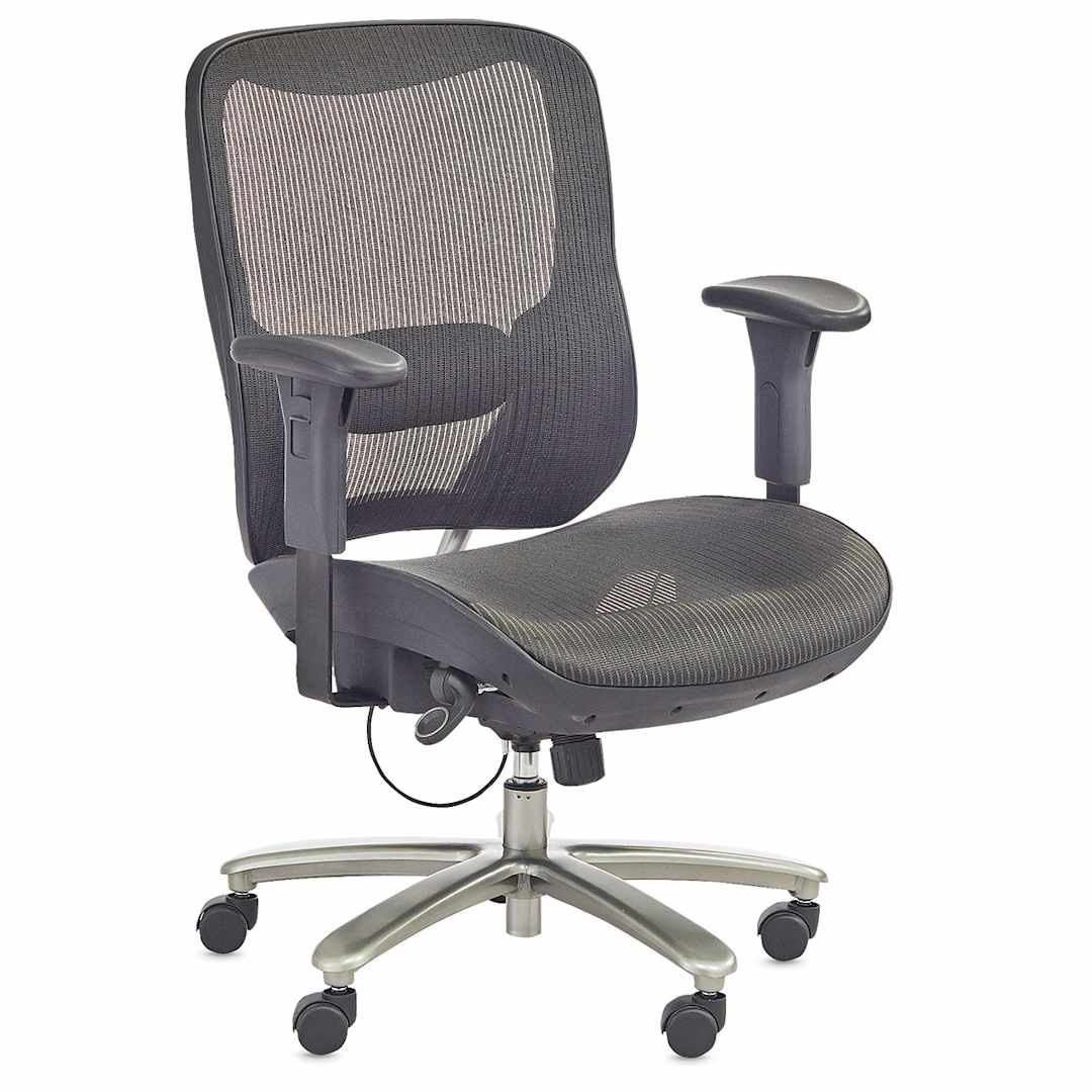 Open in modal - Safco Lineage Big and Tall All-Mesh Task Chair - Black