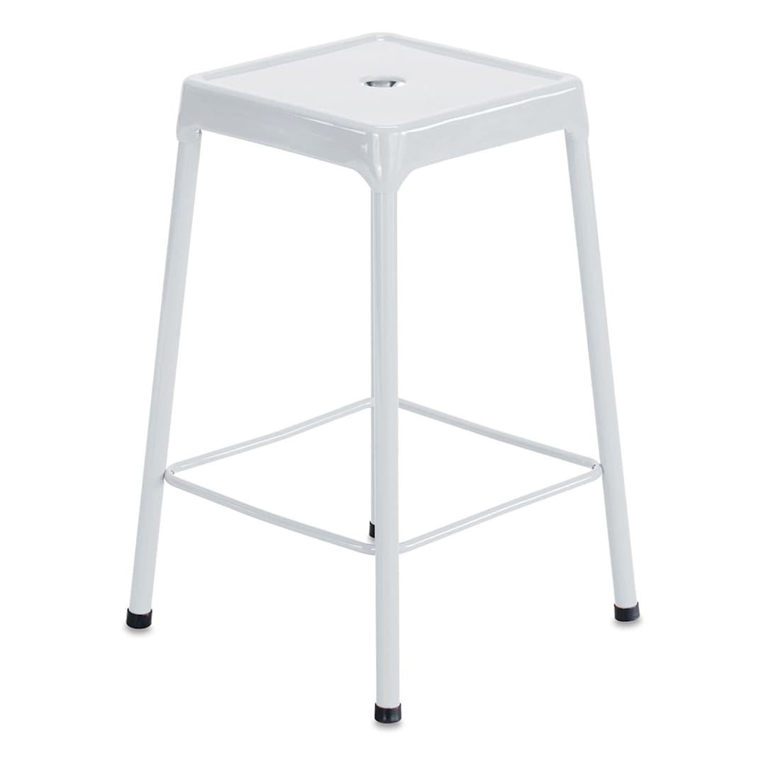 Open in modal - Safco Steel Counter Stool - White
