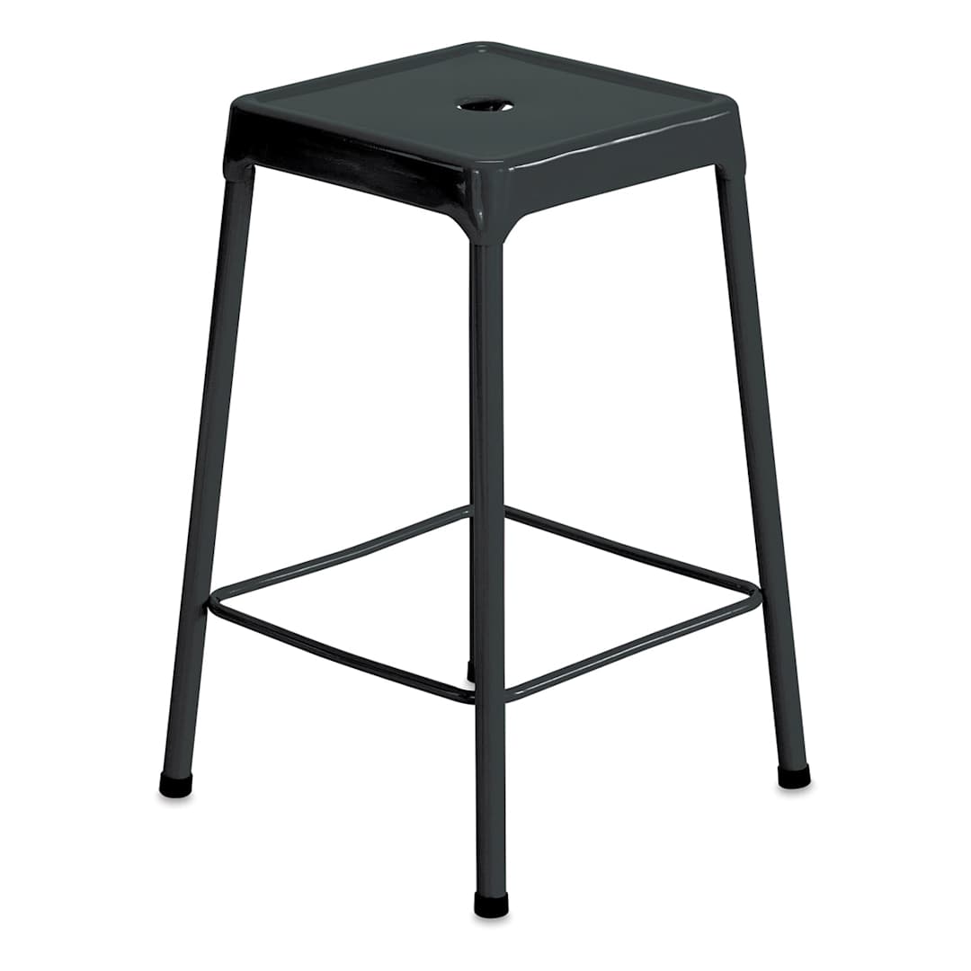 Open in modal - Safco Steel Counter Stool - Black