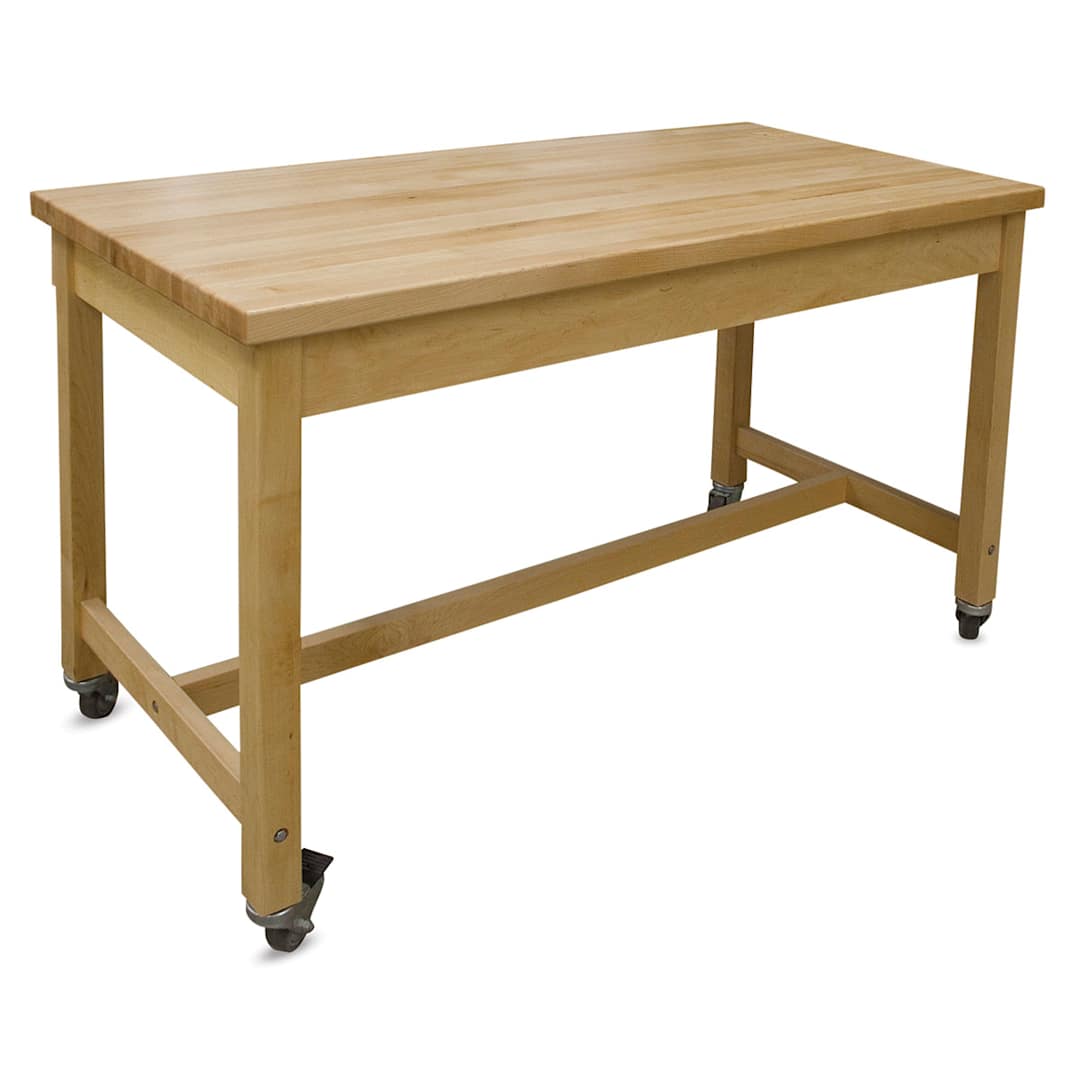 Open in modal - Hann Collaboration Table, Maple Top, 30" W x 60" L