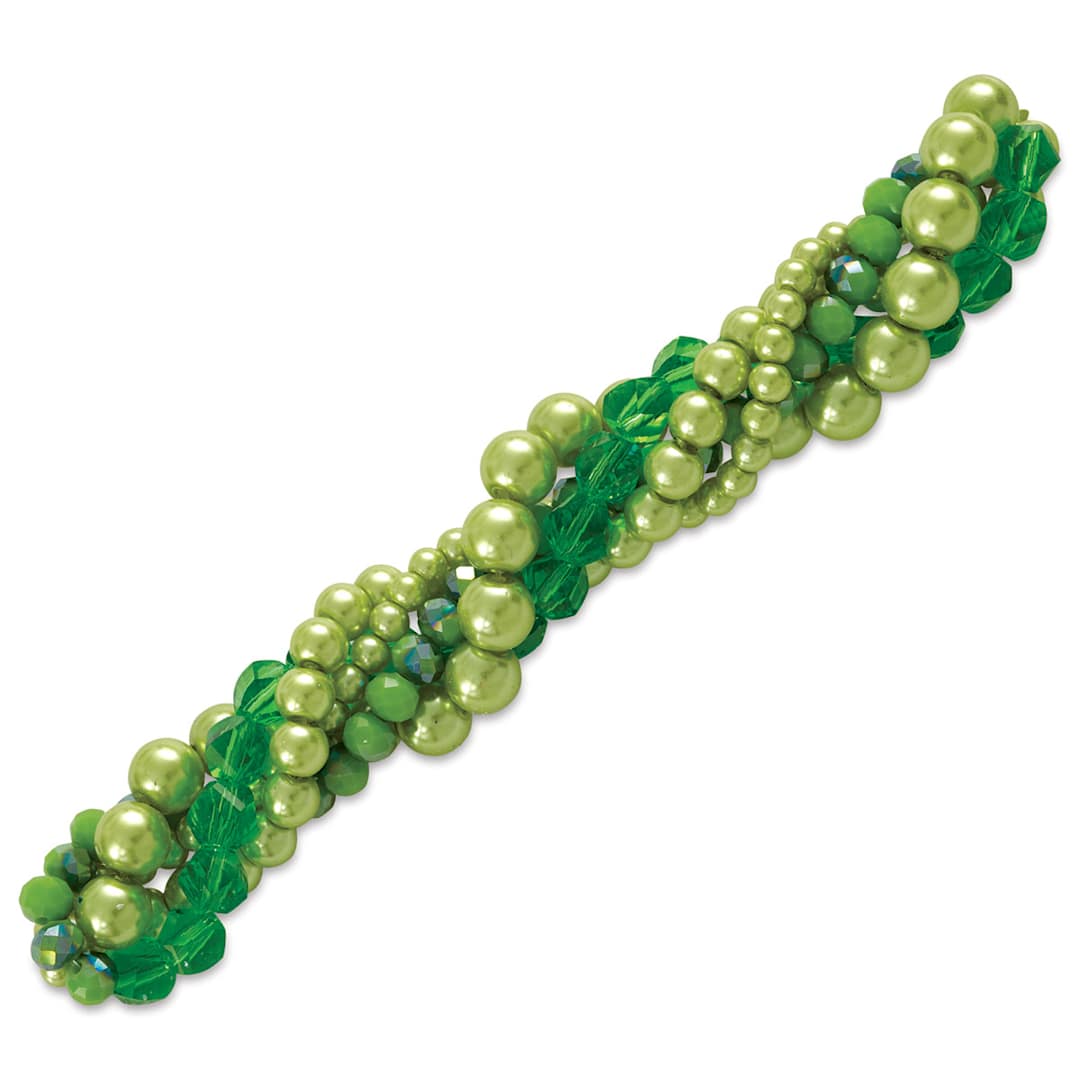 Open in modal - John Bead Twisted Crystal Bead Strands - Zinnia