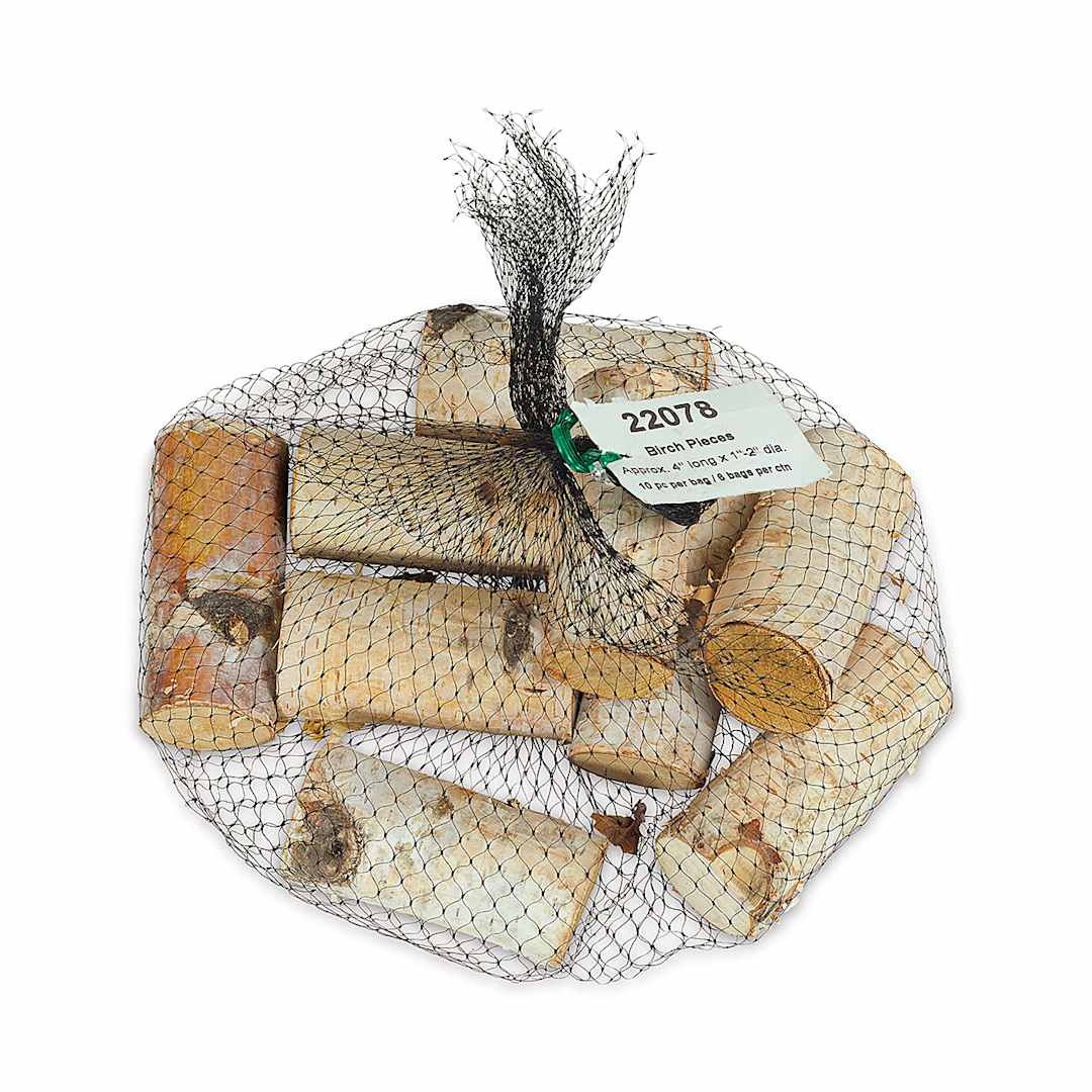 Open in modal - Winter Woods Birch Wood - Mini Logs, Pkg of 10
