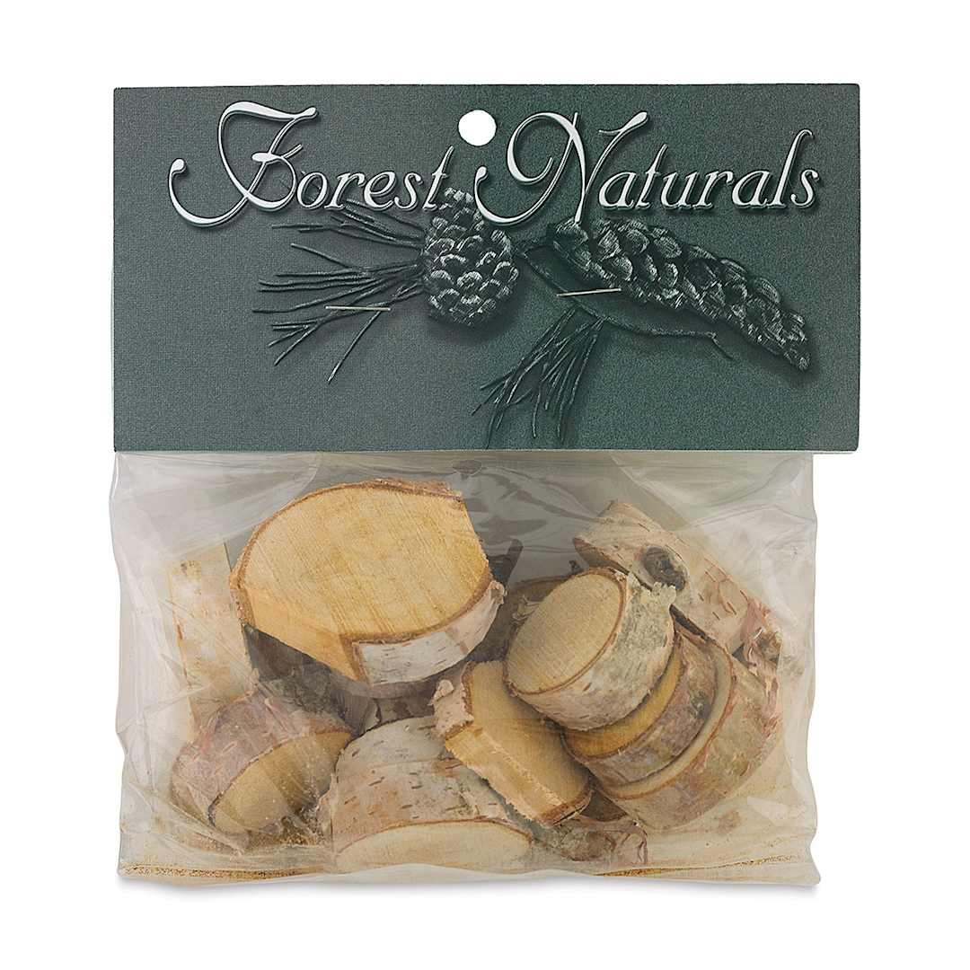 Open in modal - Winter Woods Birch Wood - Mini Rounds, Pkg of 25