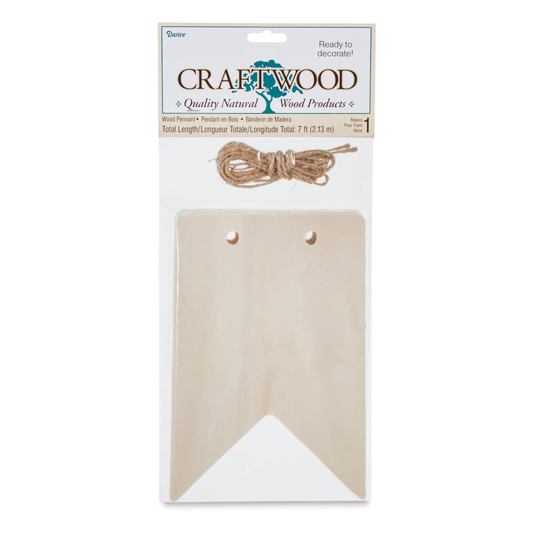 Open in modal - Darice Wood Banners - Flag Banner, 7 ft