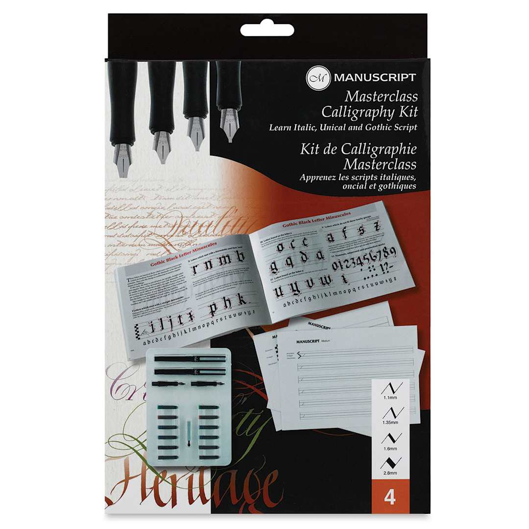 Open in modal - Manuscript Masterclass Calligraphy Kit (front of package)