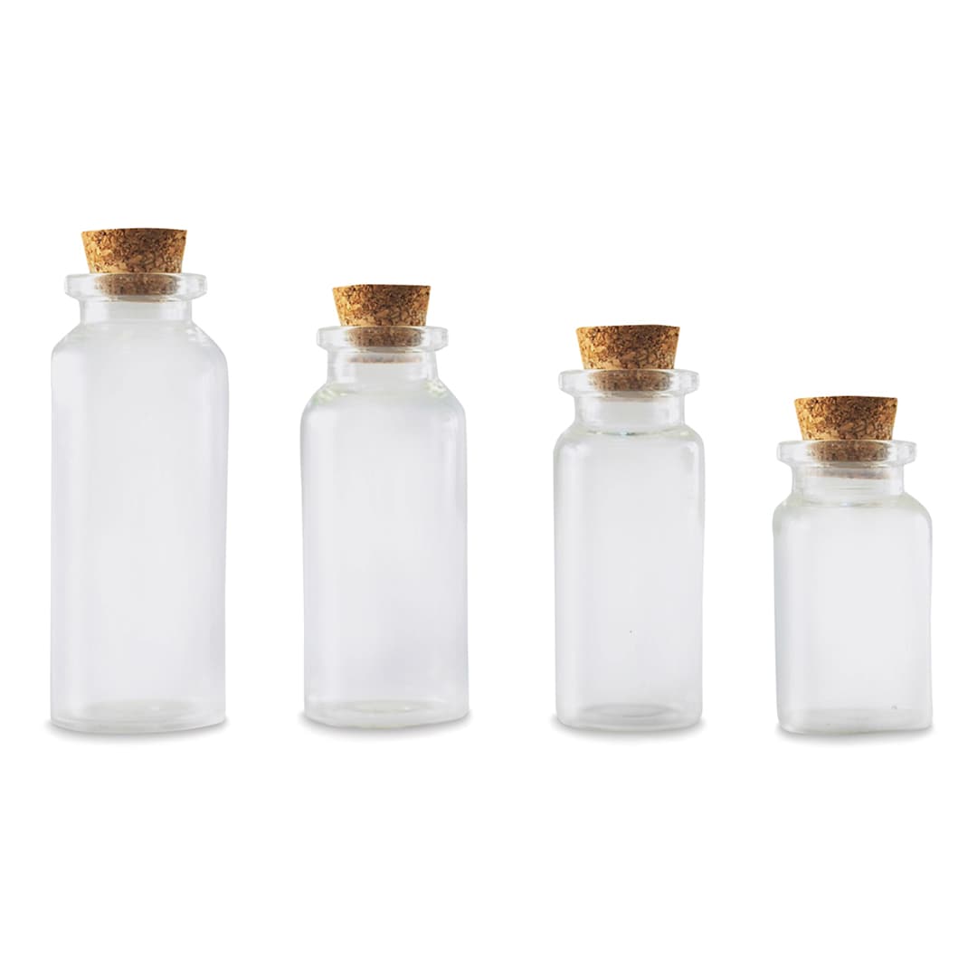 Open in modal - Craft Medley Glass Containers - Set of 4