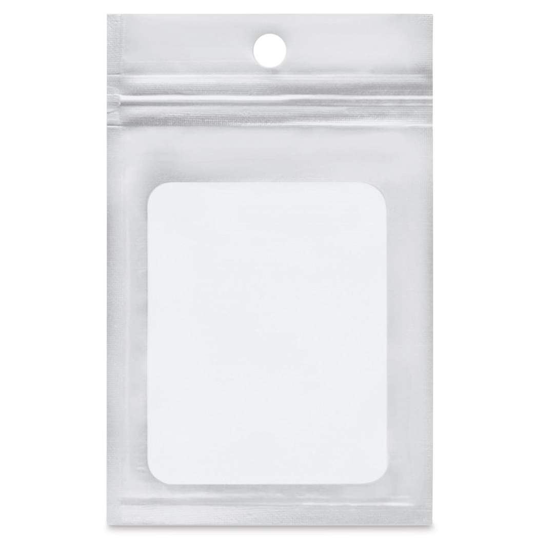 Open in modal - Craft Medley Laminated Zip Bags - Silver, 3-1/10" W x 4-9/10" L, Package of 10, Package of 10