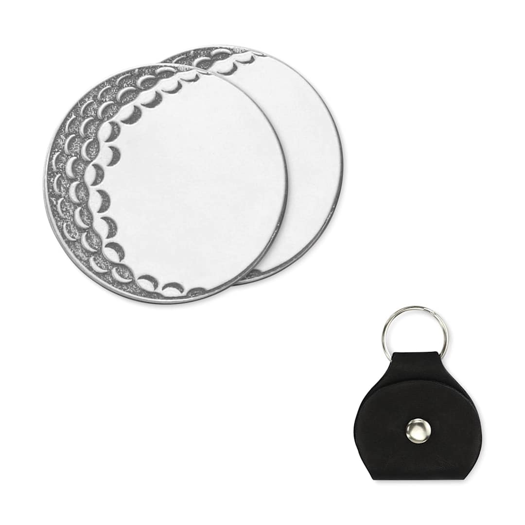 Open in modal - ImpressArt Stamp It Yourself Marker Kit - Golf, kit contents laid out