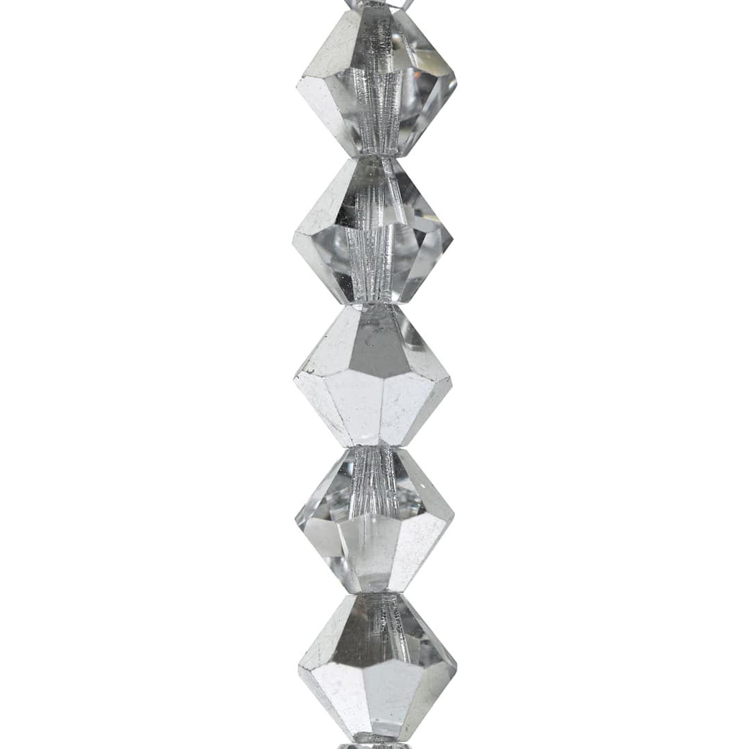 Open in modal - John Bead Preciosa Crystal Beads - Silver