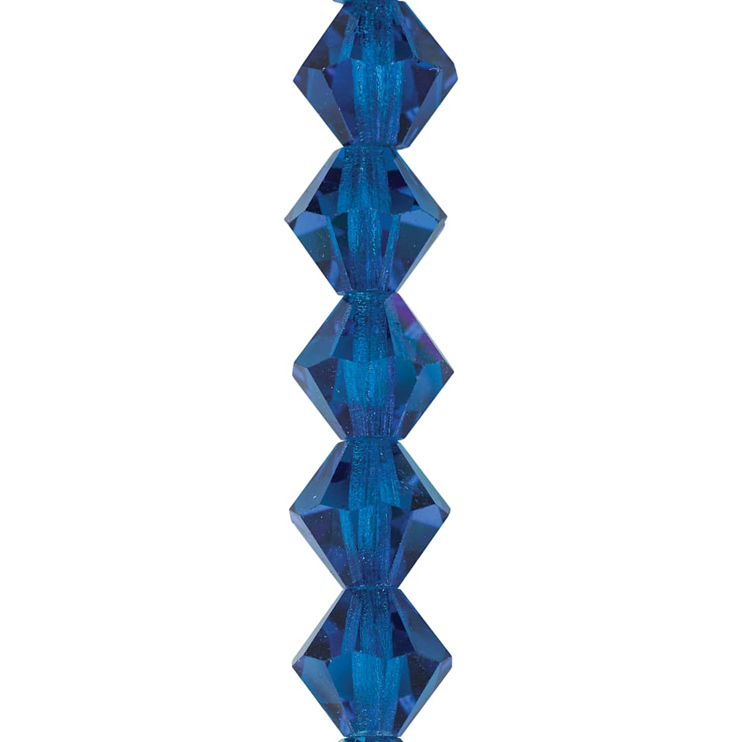 Open in modal - John Bead Preciosa Crystal Beads - Capri Blue