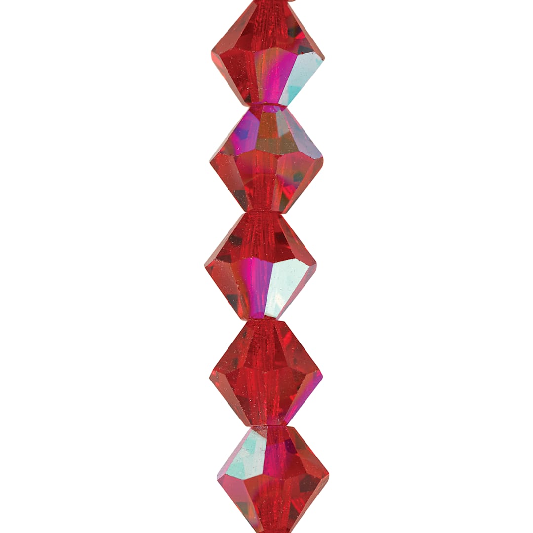 Open in modal - John Bead Preciosa Crystal Beads - Light Siam