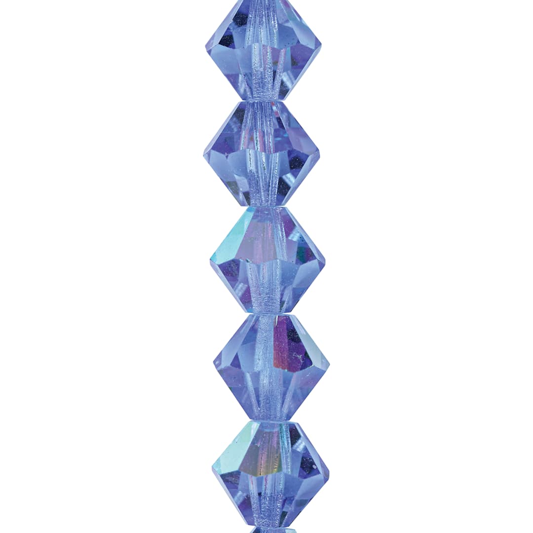 Open in modal - John Bead Preciosa Crystal Beads - Sapphire