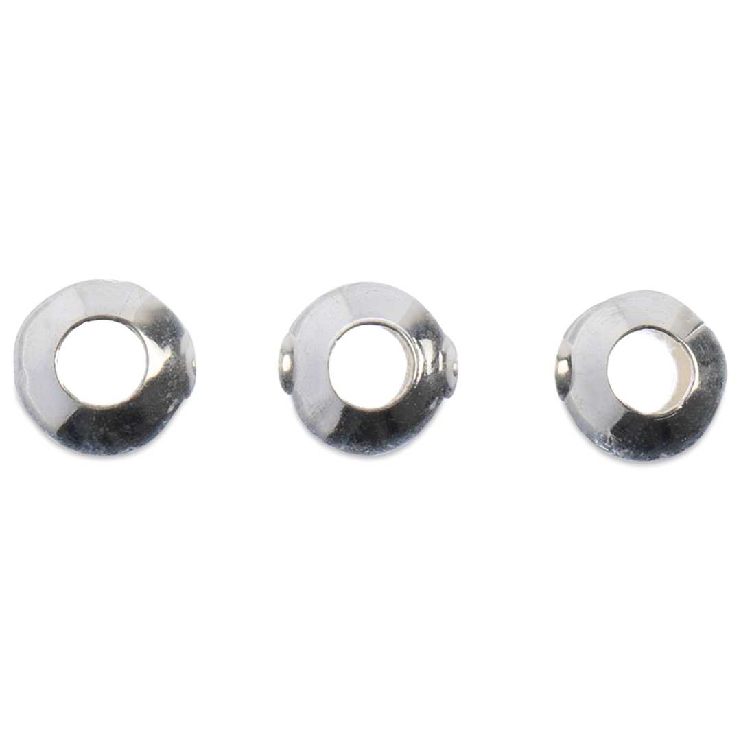 Open in modal - John Bead Must Have Findings Metal Spacer Beads - Silver, 4 mm Dia.