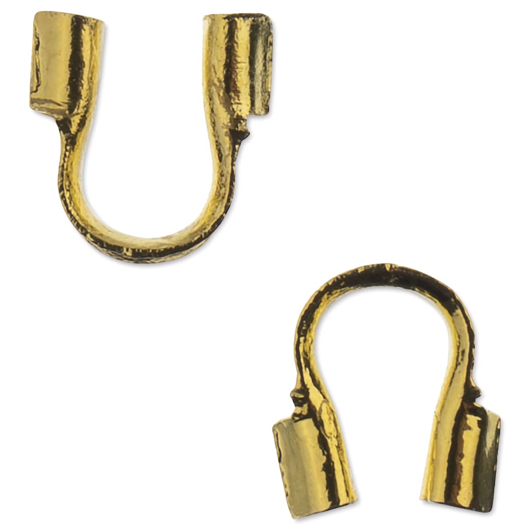 Open in modal - John Bead Must Have Findings Wire Guardians - Gold, 4 mm x 4 mm