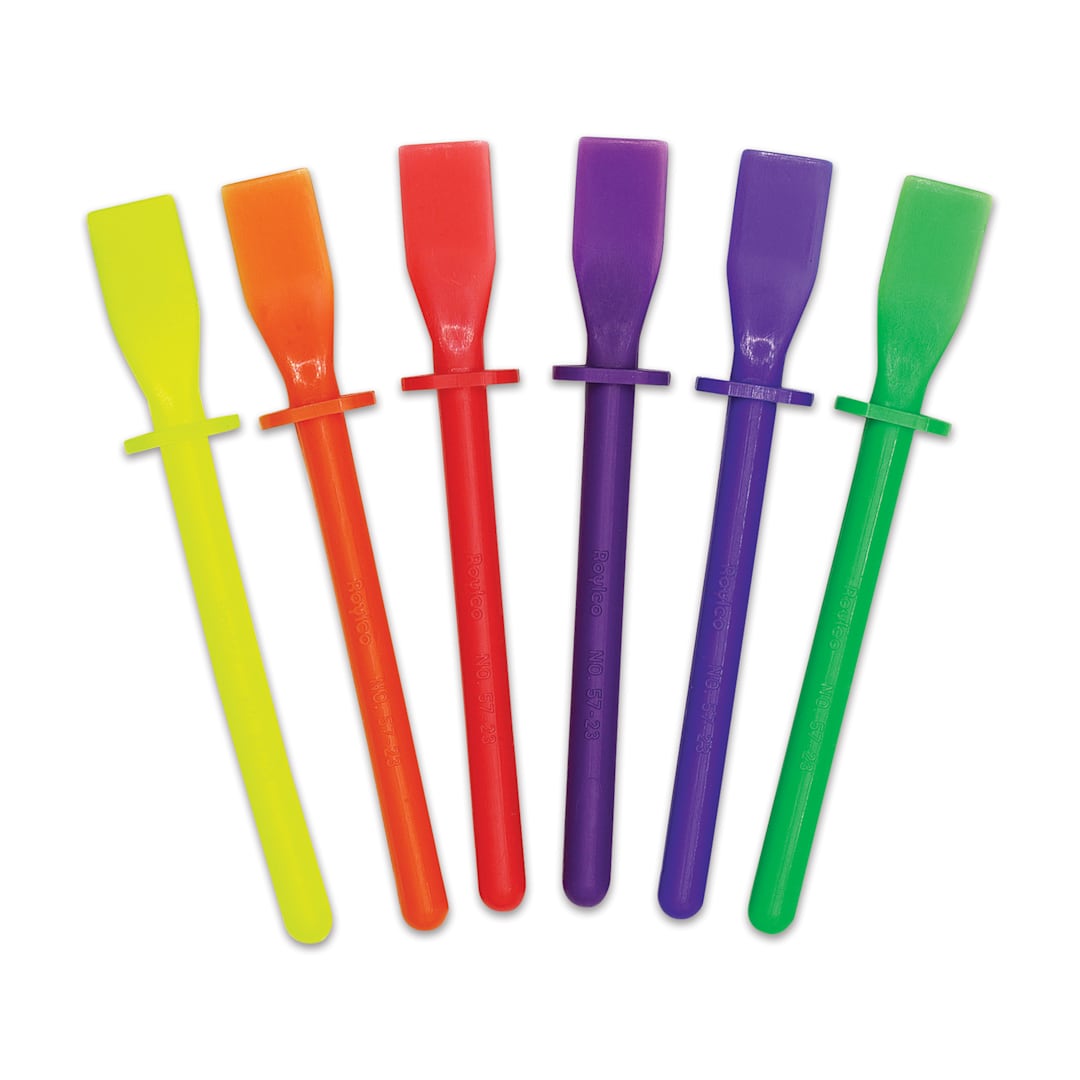 Open in modal - Roylco Goo Spreaders - 4-3/4", Assorted Colors, Pkg of 10