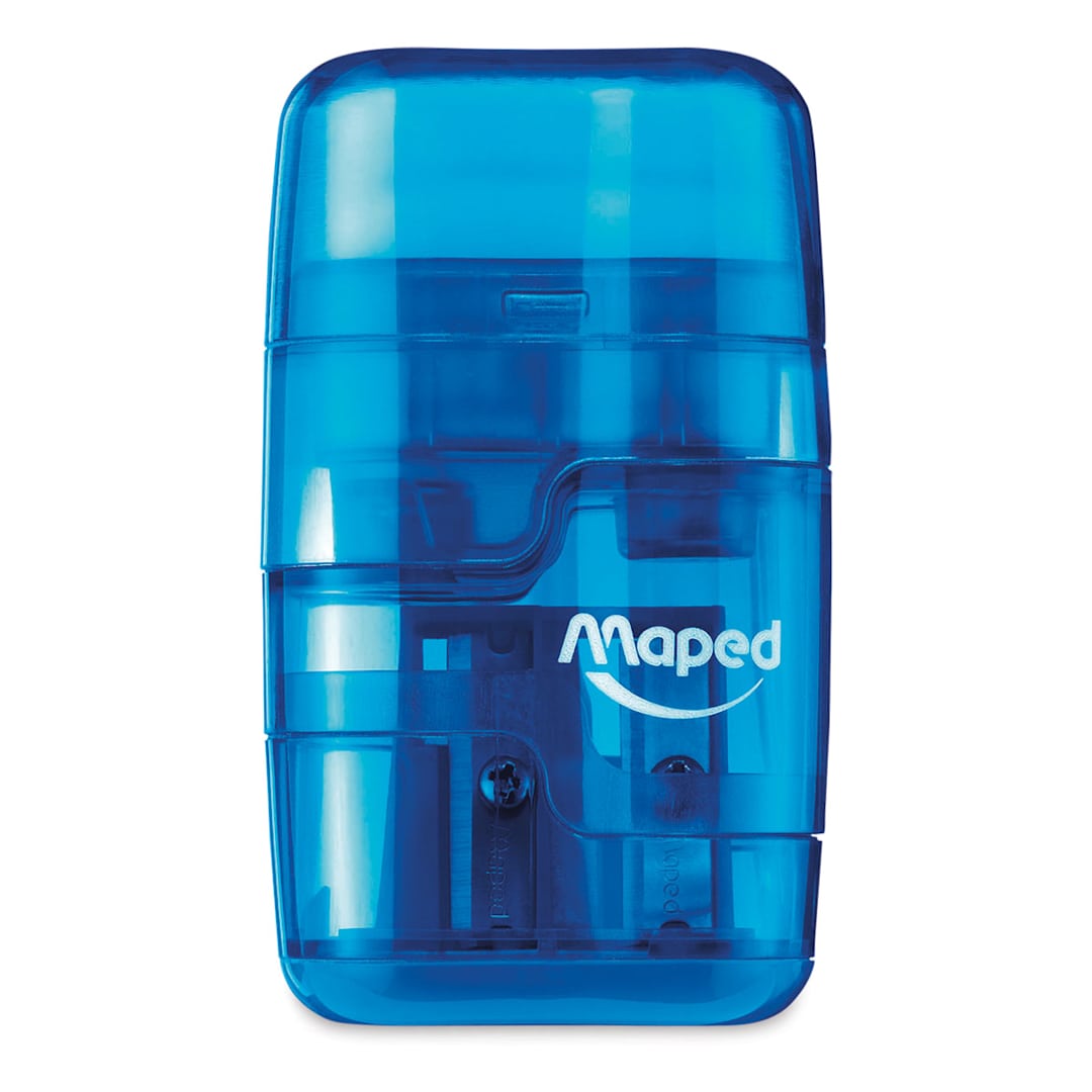 Open in modal - Maped Connect Duo 2-in-1 Sharpener Eraser - Blue (color may vary, please let us choose)