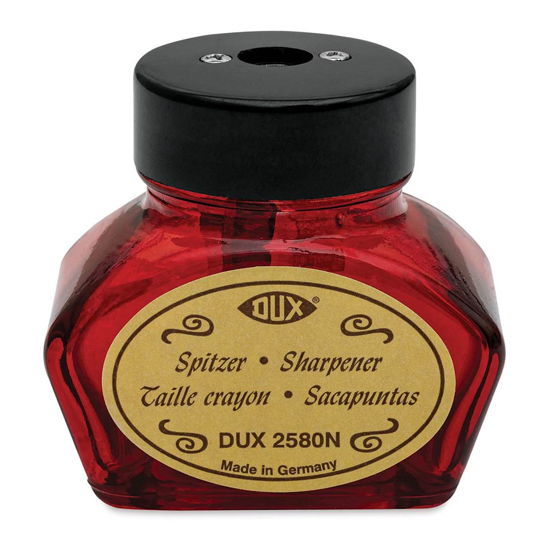 Open in modal - Dux Glass Inkwell Sharpener - Red