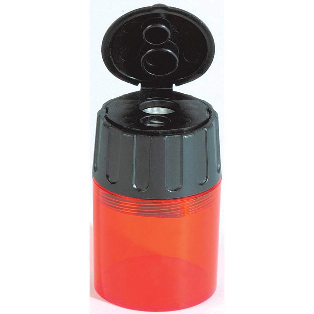Open in modal - Twin-hole Canister Sharpener 8.3mm and 11mm Pencils