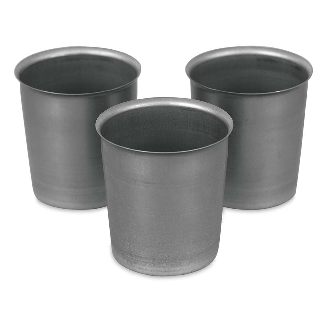 Open in modal - Country Lane Candle Molds - Set of 3 Metal Votive molds