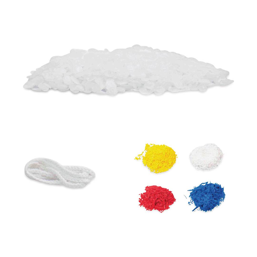 Open in modal - We R Memory Keepers Wick Wax and Wick Bundle (Paraffin wax, cotton wick, and wax pigments)