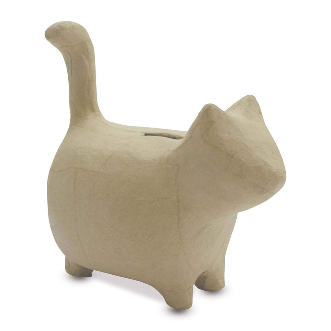Open in modal - DecoPatch Paper Mache Money Bank - Cat
