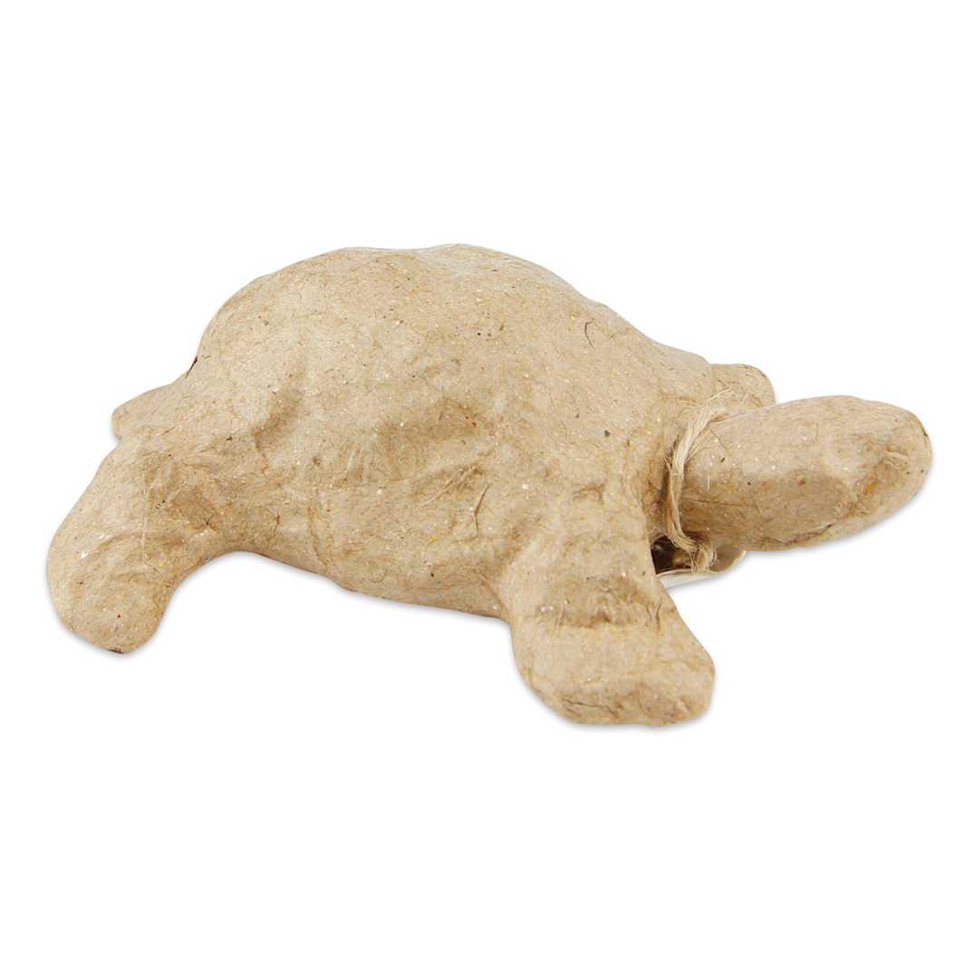 Open in modal - DecoPatch Small Paper Mache Animal - Turtle