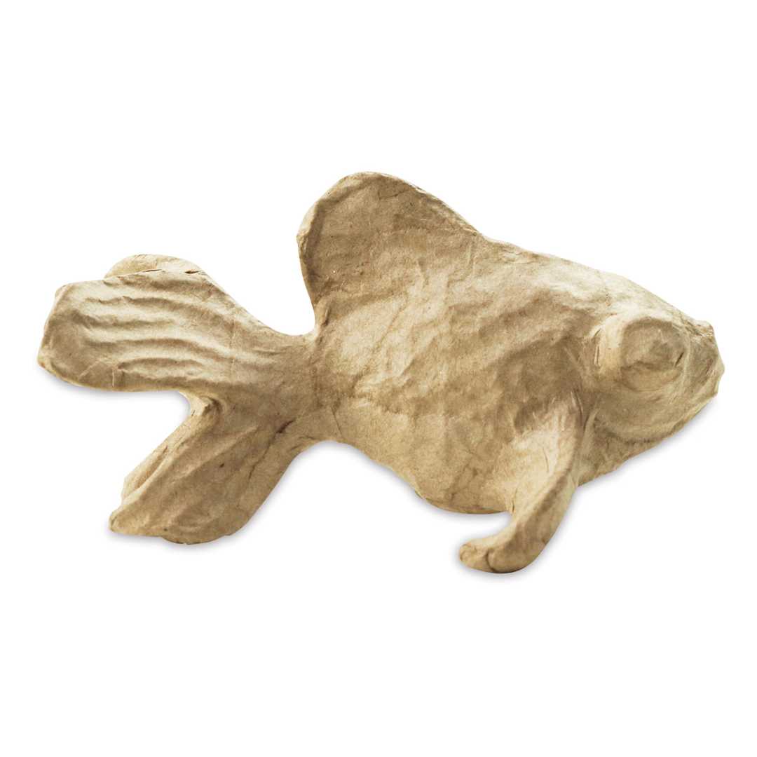 Open in modal - DecoPatch Small Paper Mache Animal - Fish