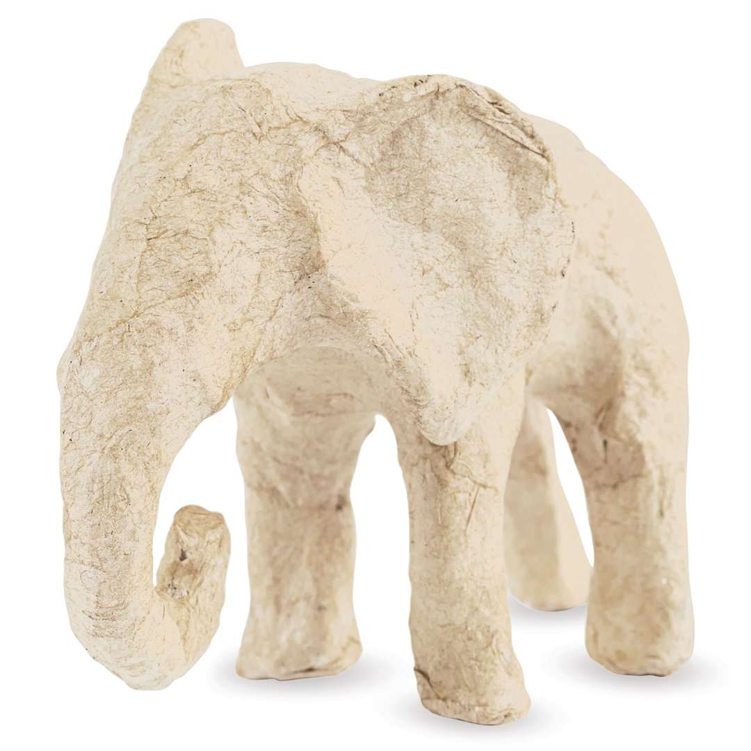 Open in modal - DecoPatch Small Paper Mache Animal - Elephant