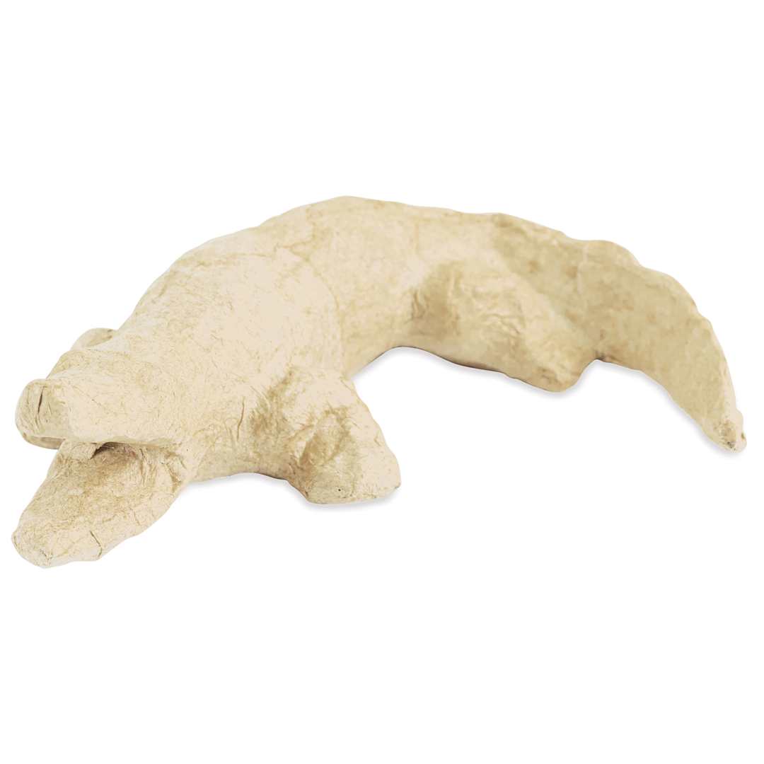 Open in modal - DecoPatch Small Paper Mache Animal - Alligator