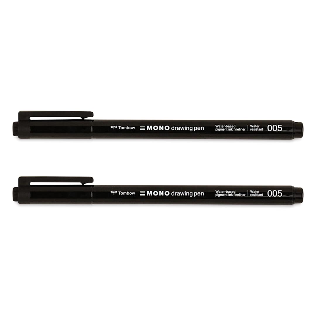 Open in modal - Tombow Mono Drawing Pens - Ultra Fine, Pkg of 2