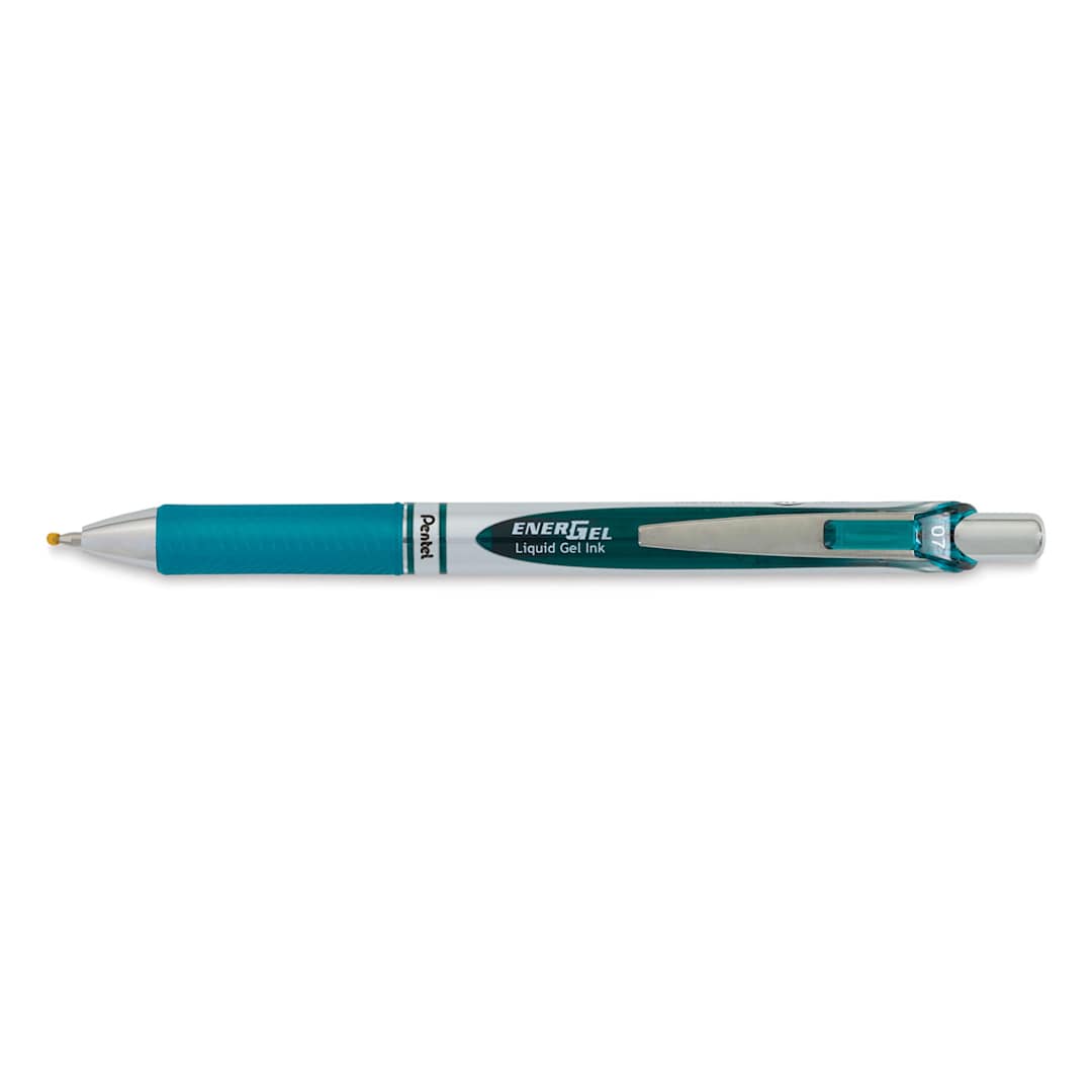 Open in modal - Pentel EnerGel RTX Gel Pen - Turquoise, 0.7 mm
