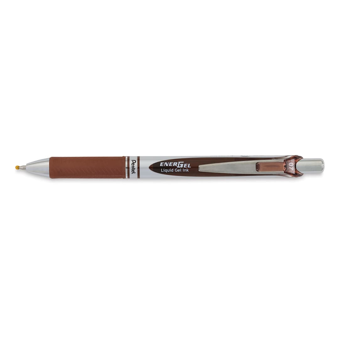 Open in modal - Pentel EnerGel RTX Gel Pen - Brown, 0.7 mm